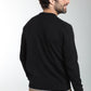 Pull col rond Maxence en coton Milano noir – Gentleman Farmer, vue 3