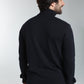 Pull col roulé Loop en coton jacquard marine – Gentleman Farmer, vue 4