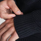 Pull col roulé Loop en coton jacquard marine – Gentleman Farmer, vue 7