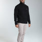 Pull col roulé Loop en coton jacquard noir – Gentleman Farmer, vue 2