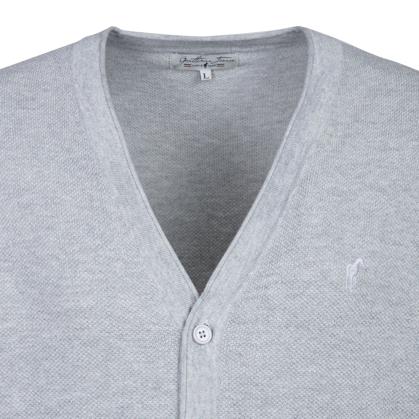 GILET LAURENTIN GRIS CHINE
