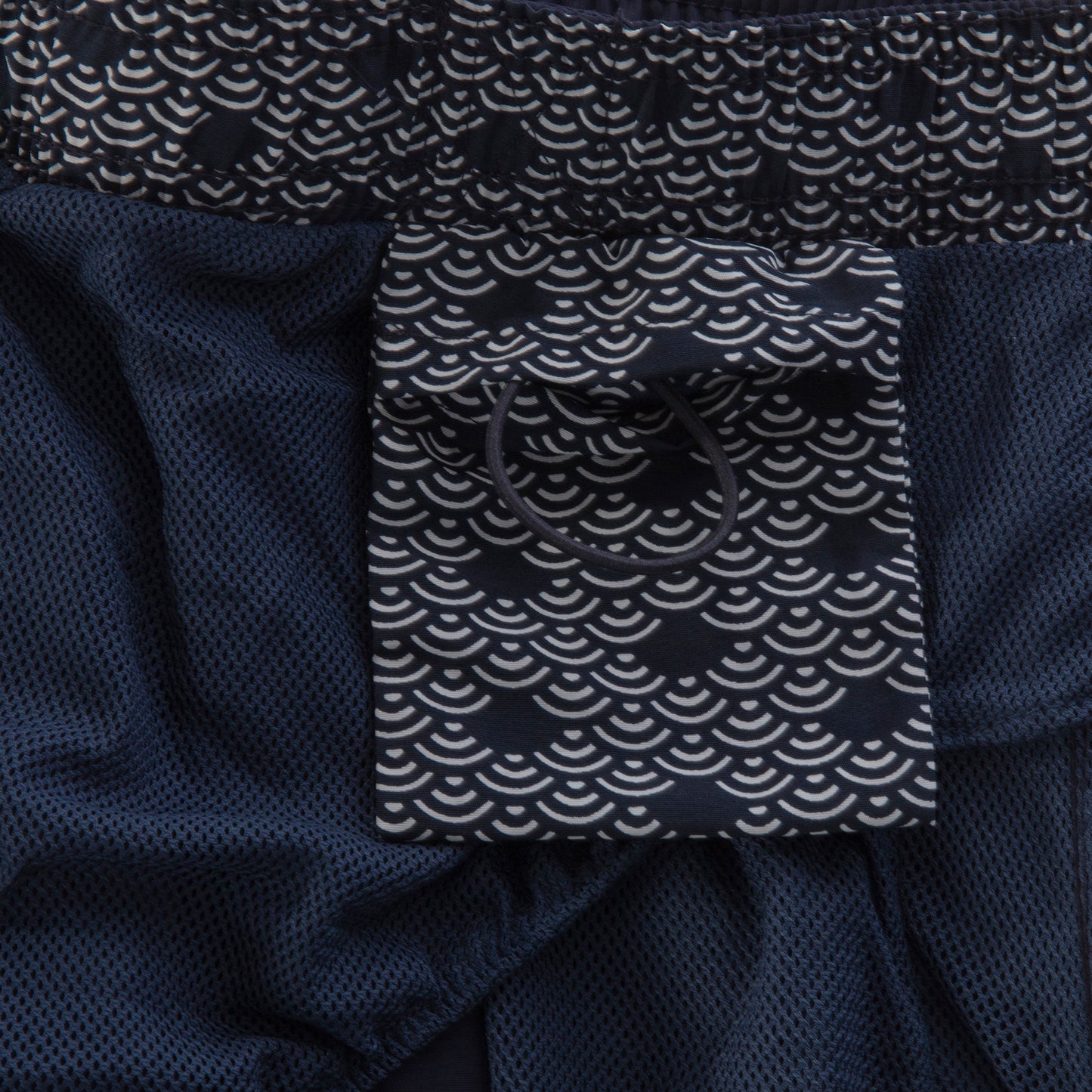 Short de bain MANU MARINE GRIS