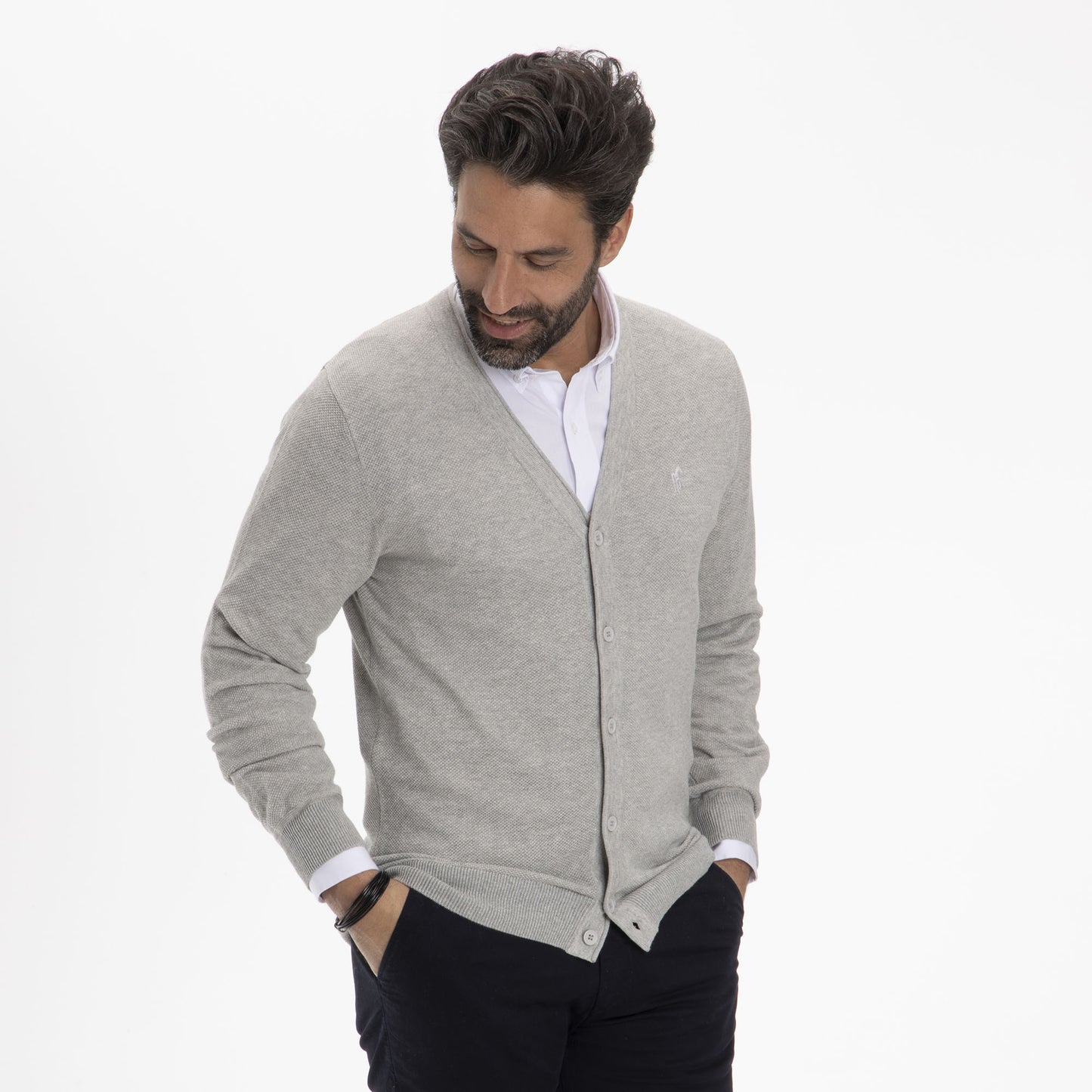 GILET LAURENTIN GRIS CHINE