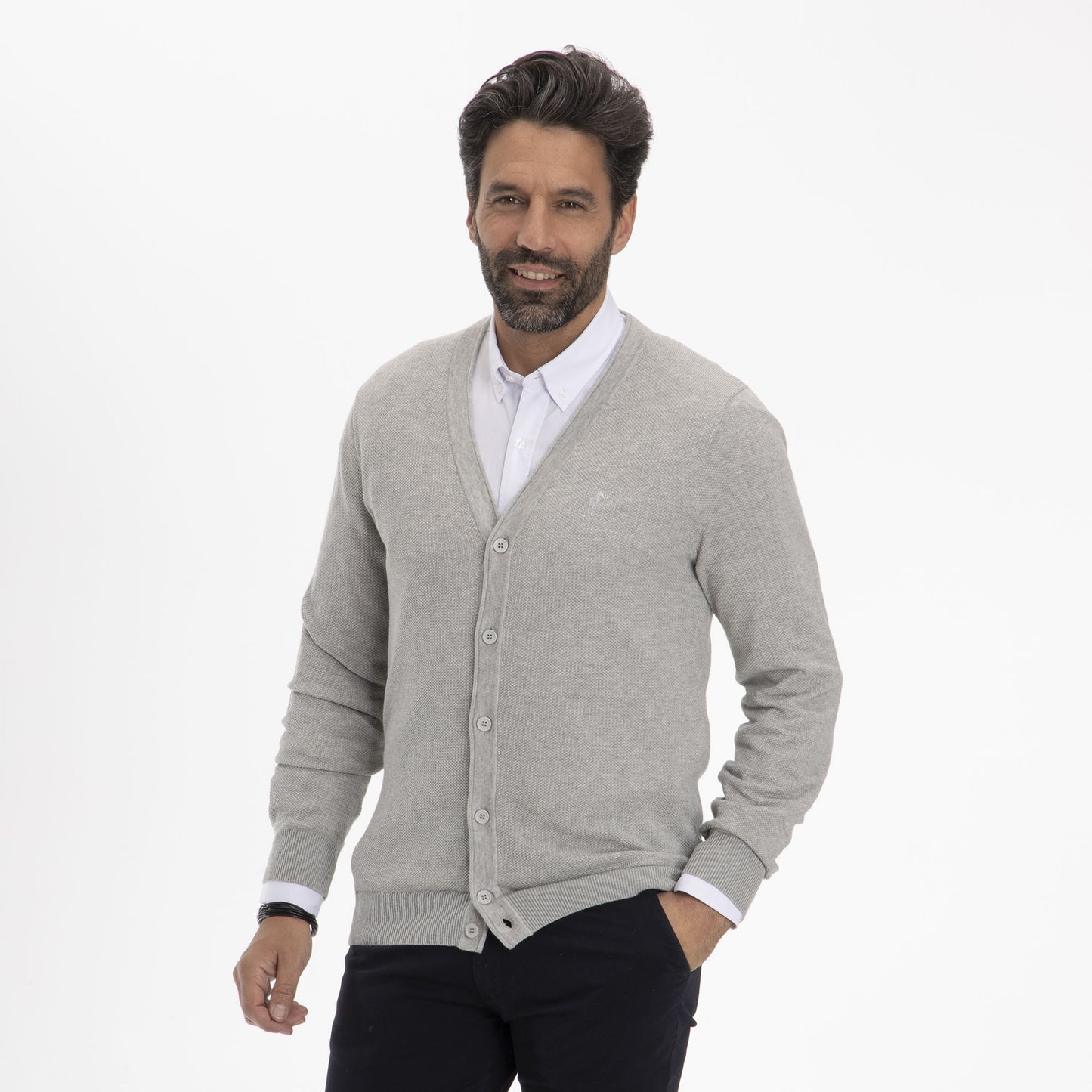 GILET LAURENTIN GRIS CHINE