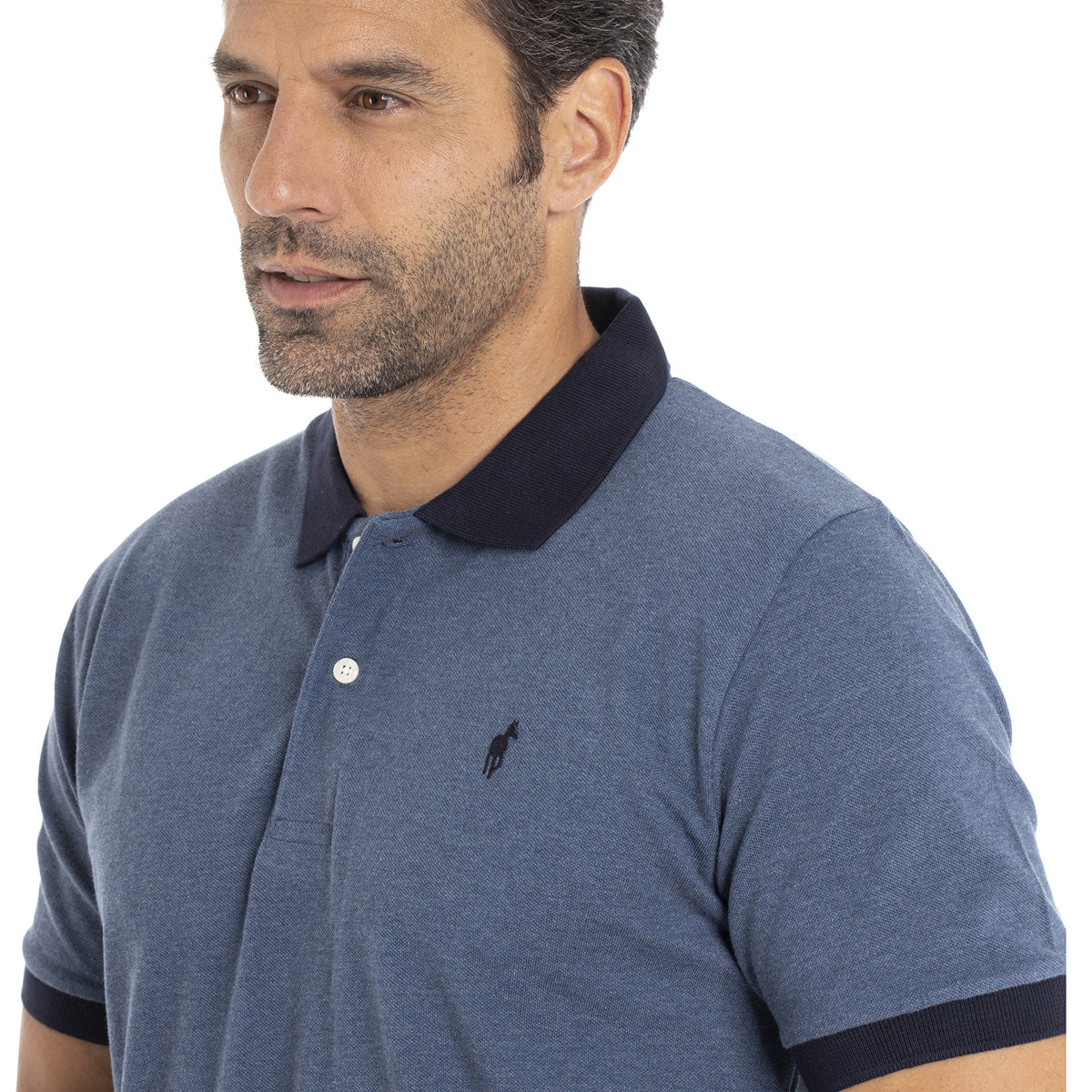 Polo OCEAN Bleu chiné